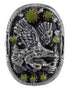 Authentic Sterling Silver Turquoise Eagle Ring Size 6-1/2 RX80556